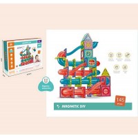 Конструктор магнітний CH 1005 (8) 145 деталей, лабіринт, кульки, наліпки