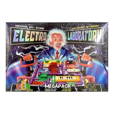 Електронний конструктор "Electro Laboratory. Megapack" Elab-01-04 "Danko Toys", ОПИС УКР/РОС. МОВАМИ