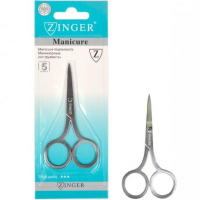 Ножиці манікюрні "Zingko Manicure" сталь, прямі 9,5 см X1-15