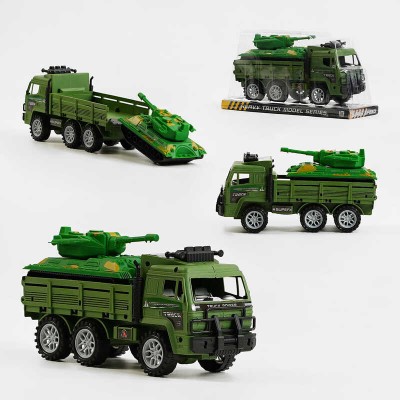 Військова техніка 102 (96/2) вантажівка і танк, вантажівка з інерцією, в слюді
