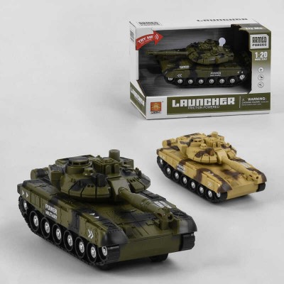 Танк WY 741 A/B (48) "Військова техніка", підсвічування дула, звук пострілів, тріскачка на вежі, інерція
