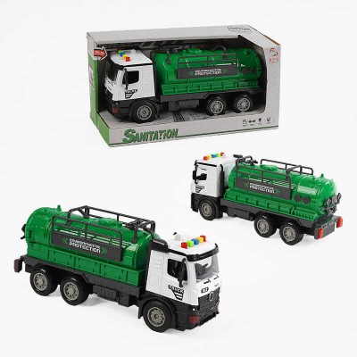 Бензовоз CXY 333-19 (60/2) підсвічування, пісні англійською, мелодії, звуки транспорту, інерція