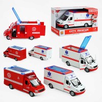 Машина музична WY 597 A/B (24) 2 види, світло, звук, відчиняються двері