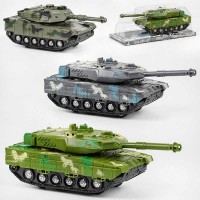 Дитяча іграшка танчик 383-23 D/24D/24D1 Tank Model , 2 кольори, світло, інерція, тріскачка, рухоме дуло, у слюді