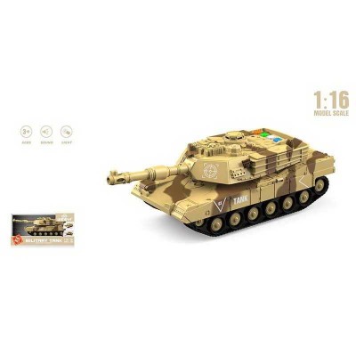 Танк WY 410 B (24) інерція, рухома башта з тріскачкою, масштаб - 1:16, підсвічування, звукові ефекти