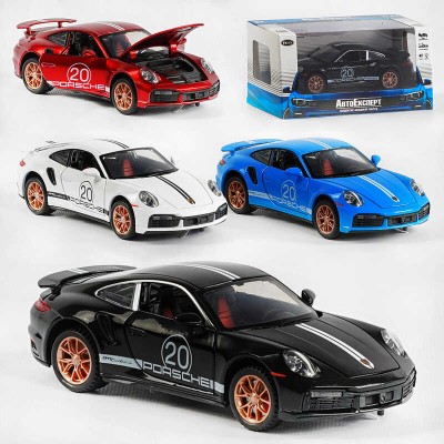 Машина LF-01232 (48/2) "Авто Експерт", 4 кольори, металопластик, 1:32, світло, звук, інерція, відчиняються двері, капот, МІКС