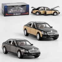 Машина EL 1905 (36) "Auto Expert" 2 кольори, металопластик, 1:24, інерція, світло, звук, відчиняються двері, капот та багажник