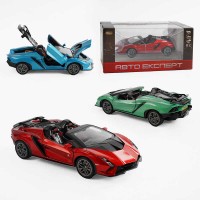 Машина TX 63310 (48/2) "Авто Експерт", 3 кольори, металопластик, масштаб 1:22, світло, звук, інерція, відчиняються двері, багажник та капот, ВИДАЄТЬСЯ ТІЛЬКИ МІКС ВИДІВ