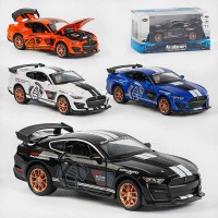 Машина LF-03608 (48/2) "Авто Експерт" 4 кольори, металопластик, 1:32, світло, звук, інерція, відчиняються двері, багажник, капот, МІКС