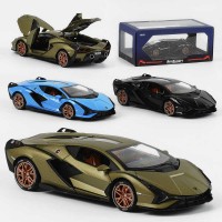 Машина металопластик GT - 3598 (24/2) "Авто Експерт Преміум", "Lambo", 3 кольори, металопластик, 1:24, звук, світло, інерція, відчиняються двері, багажник, капот, у коробці, МІКС ВИДІВ