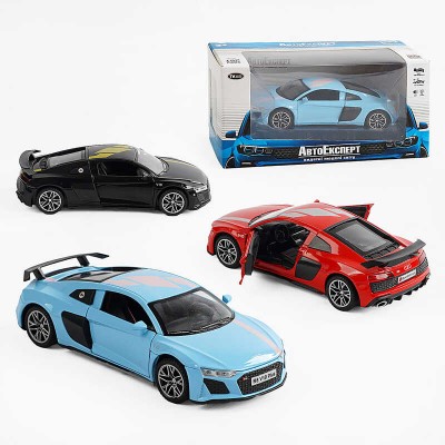 Машинка DL 69377 (48) "Авто Експерт", 3 кольори, металопластик, масштаб 1:32, світло, звук, інерція, відчиняються двері, багажник та капот, ВИДАЄТЬСЯ ТІЛЬКИ МІКС ВИДІВ