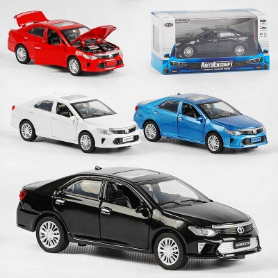 Машинка LF-79509 (48/2) "Авто Експерт", 4 кольори, металопластик, 1:32, світло, звук, інерція, відчиняються двері, багажник, капот, МІКС