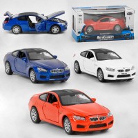 Машинка 74823 (72/2) "Авто Експерт", 3 кольори, металопластик, 1:32, світло, звук, інерція, відчиняються двері, багажник, капот, МІКС