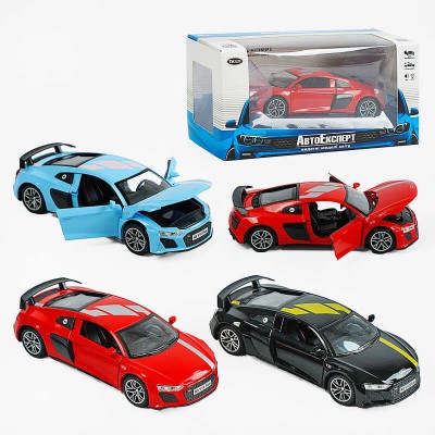 Машинка RS-15900 (48) "Авто Експерт", 3 кольори, металопластик, 1:32, звук, світло, інерція, рухомі елементи, ВИДАЄТЬСЯ ТІЛЬКИ МІКС ВИДІВ