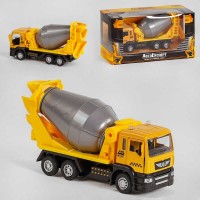 Спецтехніка КТ - 6233 (72/2) "Авто Експерт", "Бетономішалка", металопластик, 1:50, світло, звук, інерція, рухомі елементи