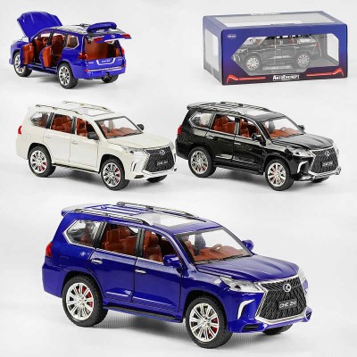 Джип металопластик GT - 6574 (24/2) "Авто Експерт Преміум", 4 кольори, 1:24, звук, світло, інерція, відчиняються двері, багажник, капот, у коробці, ВИДАЄТЬСЯ ТІЛЬКИ МІКС ВИДІВ