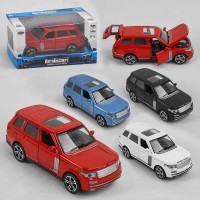 Джип металопластик LF - 49316 (96/2) "Авто Експерт", 4 кольори, 1:32, світло, звук, інерція, відчиняються двері, багажник, капот, МІКС