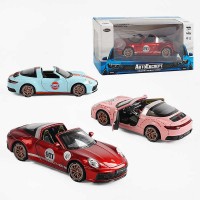 Машинка DL 46155 (48/2) "Авто Експерт", 3 кольори, металопластик, масштаб 1:32, світло, звук, інерція, відчиняються двері та капот, ВИДАЄТЬСЯ ТІЛЬКИ МІКС ВИДІВ