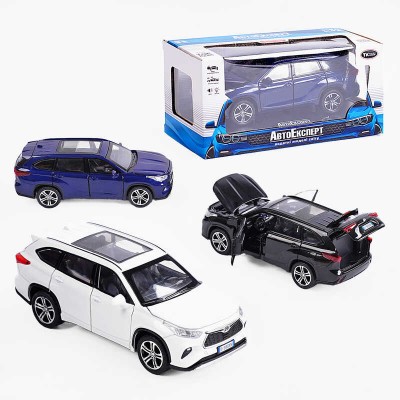 Машинка 40250 (48) "Авто Експерт", 3 кольори, металопластик, 1:32, звук, світло, інерція, відчиняються двері, у коробці, ВИДАЄТЬСЯ ТІЛЬКИ МІКС ВИДІВ