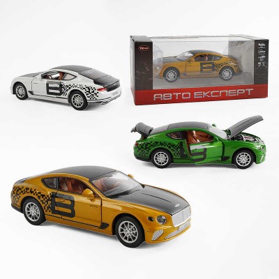 Машина TX 10355 (48/2) "Авто Експерт", 3 кольори, металопластик, масштаб 1:22, світло, звук, інерція, відчиняються двері, багажник та капот, ВИДАЄТЬСЯ ТІЛЬКИ МІКС ВИДІВ
