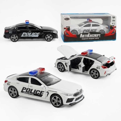 Машинка 20087 (48/2) "Авто Експерт" 2 види, металопластик, 1:32, звук, світло, інерція, відкриваються двері