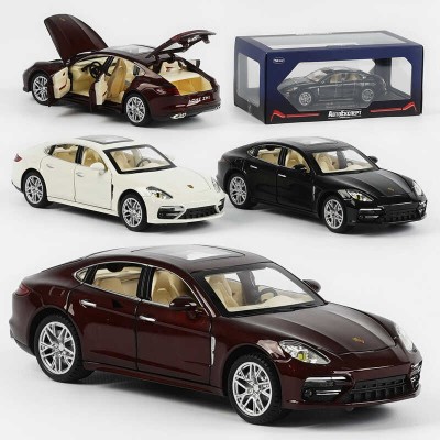 Машина GT - 2247 (24/2) "Авто Експерт Преміум", "Posche", 3 кольори, металопластик, 1:24, звук, світло, інерція, відчиняються двері, багажник, капот, у коробці, МІКС ВИДІВ