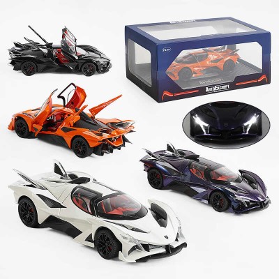 Машинка GT-2160 (24/2) "Авто Експерт", 4 кольори, металопластик, 1:24, звук, світло, інерція, відчиняються двері, багажник, ВИДАЄТЬСЯ ТІЛЬКИ МІКС ВИДІВ