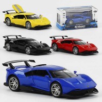 Машина 96006 (48) "Авто Експерт" 4 кольори, металопластик, масштаб 1:32, звук, світло, інерція, відчиняються двері, МІКС ВИДІВ