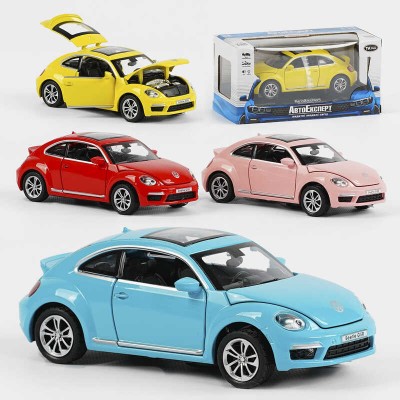 Машина 12012 (48) "Авто Експерт" 4 кольори, металопластик, 1:32, звук, світло, інерція, відчиняються двері, багажник, капот, у коробці, МІКС