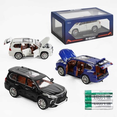 Машинка GT-5803 (24/2) "Авто Експерт", 3 кольори, металопластик, 1:24, звук, світло, інерція, відчиняються двері, капот, багажник, парогенератор, ВИДАЄТЬСЯ ТІЛЬКИ МІКС ВИДІВ
