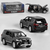 Джип металевий EL 9218 (36) "Auto Expert", 2 кольори, 1:24 масштаб, світло, звук, інерція, відчиняються двері