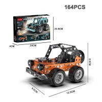 Конструктор YK 621 (72) "Джип сафарі", 164 деталі, металевий