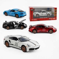 Машинка 3230 A (72/2) 4 кольори, металопластик, масштаб 1:32, звук, підсвічування, відкриваються двері, інерція, ВИДАЄТЬСЯ ТІЛЬКИ МІКС ВИДІВ