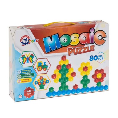 Мозаїка 80 ел. 2933 (15) "Technok Toys", 80 елементів, розмір деталі - 4 см, у коробці