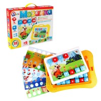 Іграшка Мозаїка 8218 (9) Technok Toys , 5 шаблонів, валіза, рос. алфавіт