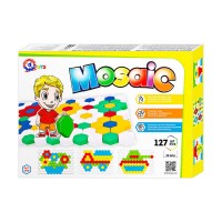 Мозаїка №3 0908 (10) "Technok Toys", 127 елементів, розмір деталі - 4 см, ігрове поле