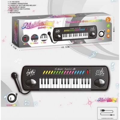 Піаніно 3128 B (60) 31 клавіша, мікрофон, USB-кабель, на батарейках, у коробці в магазині autoplus, з доставкою по Україні, краща ціна