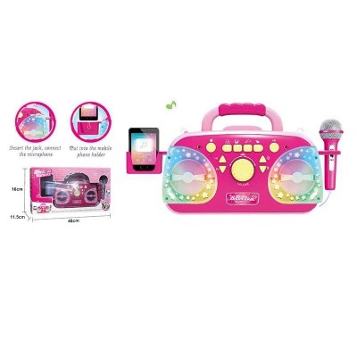 Караоке 5021 (12/2) підсвічування, мікрофон, Bluetooth, MP3-кабель, USB-кабель, працює від мережі