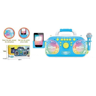 Караоке 5021 A (12/2) підсвічування, мікрофон, Bluetooth, MP3-кабель, USB-кабель, працює від мережі