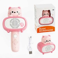 Мікрофон C 575-11 A (36) колонка, мелодії, пісні, фрази, підсвічування, USB-кабель