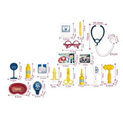 Набір лікаря 8807-6 (96/2) медичне приладдя, муляжі ліків, окуляри, у пакеті