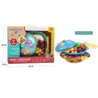 Набір продуктів 130 A (24) фрукти, овочі, щипці