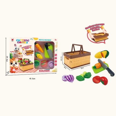 Продукти на липучці 1293 B (36) 8 елементів, ніж, дошка, кошик
