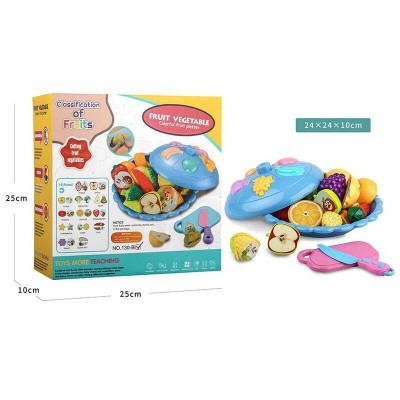 Набір продуктів 130 B1 (36/2) фрукти, овочі, ніж, дошка для нарізання