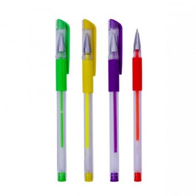 Набір ручок гелевих неонових 6 кольорів 108-6 у магазині autoplus, з доставкою по Україні, краща ціна