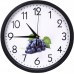Настінний годинник 825 "Ягоди круг" тонований циферблат D25см у магазині autoplus, з доставкою по Україні, краща ціна