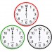 Настінний годинник Х2-39 "Круг" кольоровий корпус, білий циферблат 25*4см у магазині autoplus, з доставкою по Україні, краща ціна