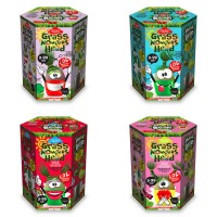 Набір творчості "Grass monsters head" GMH-01-01U,02U,03U...08U УКР. "Danko Toys"