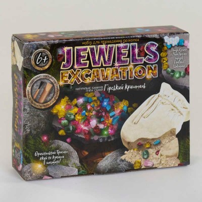 Набір для проведення розкопок Jewels Excavation JEX-01-02 УКР. (6) Danko toys