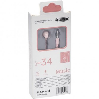 Навушники вакуумні KWY-34 у магазині autoplus, з доставкою по Україні, краща ціна